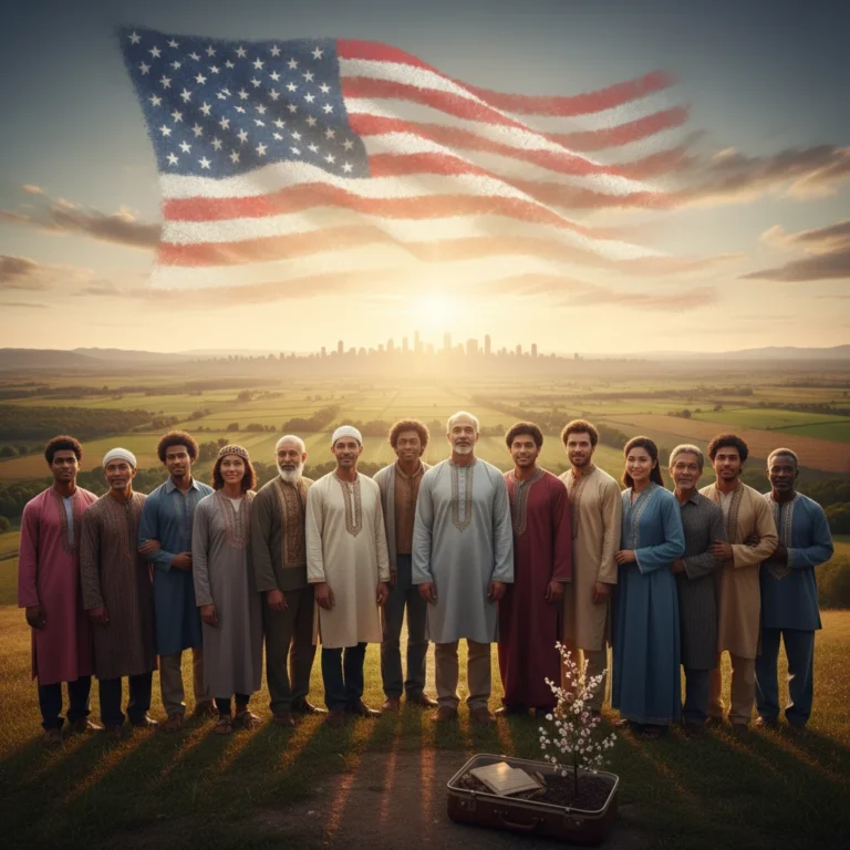 Diverse group anticipating U.S. immigration policy changes 2026
