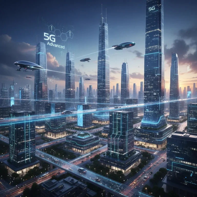 Futuristic smart city powered by 5G Advanced technology