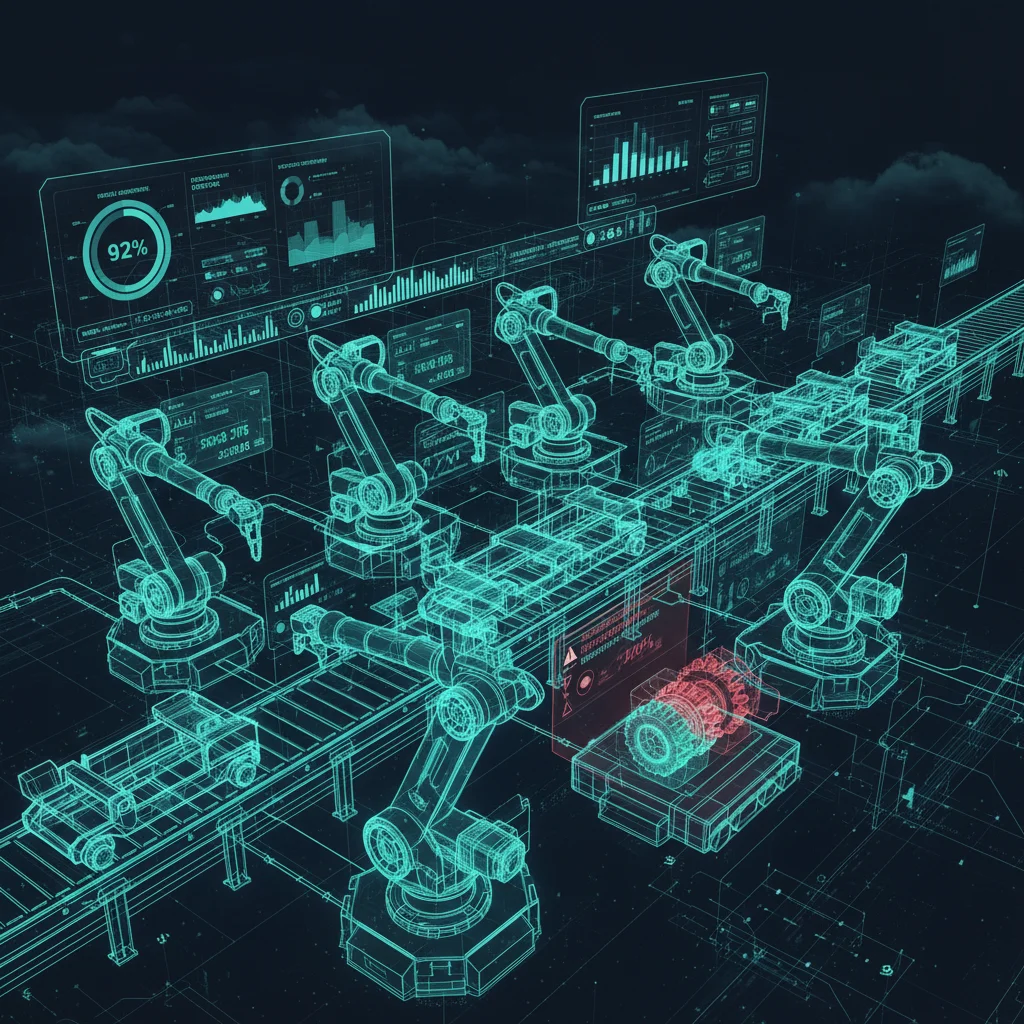Digital twin optimizing manufacturing assembly line operations