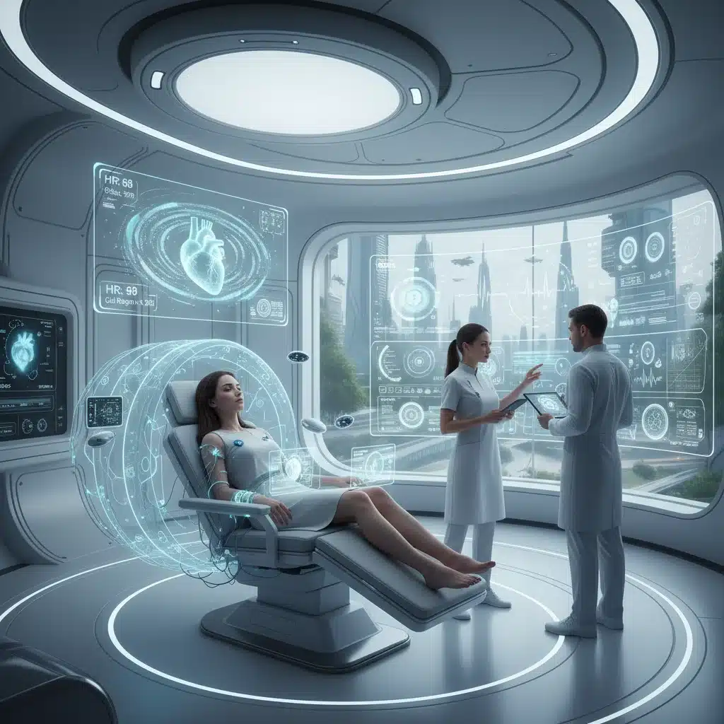 Bio-Integrated Tech: Transforming US Healthcare by 2026