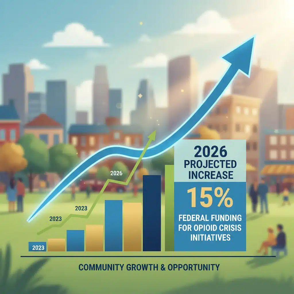 Projected increase in federal opioid funding